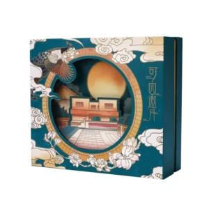 High-End Customized Luxury Paper Box for Face Cream or Mooncake with Sponge Liner, Matt Lamination, and Lid