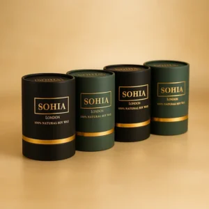 High Quality Biodegradable Scented Candle Cylindrical Cardboard Tube Perfume Oil & Aroma Diffuser Round Paper Tube Packaging