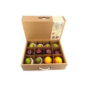 High Quality Fancy Fruit Carton Box with Corrugated Paper Insert