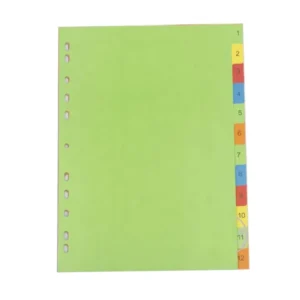 High Quality Paper Divider A4 Paper Tab File Divider Index