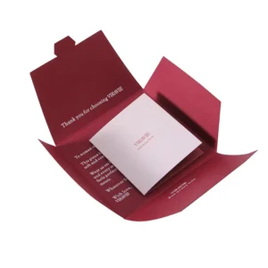 High Quality Paper Envelope with UV Coating for Gift and Retail Packaging
