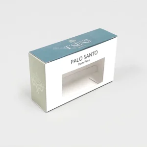 High Quality White Luxury Paper Box With Transparent Window Custom PVC Window Cardboard Packaging Box
