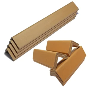 High Strength L Shape Kraft Paper Edge Protector for Carton Shipping, Customizable Sizes
