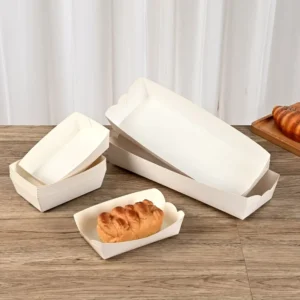 High Strength Recycled Kraft Paper Tray with Consistent Depth and Rigid Wall for Food Trucks