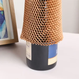Honeycomb Biodegradable Kraft Paper Edge Protector for Bottle Caps, Red Wine, Ceramic Rollers