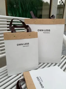 Hot Luxury Paper Gift Shopping Bags Heavy-duty Waterproof Custom Handles Recyclable Packaging for Clothing Shoes