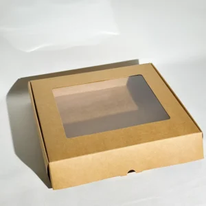Hot Sell Manufacturer Custom Kraft Paper Box With Window