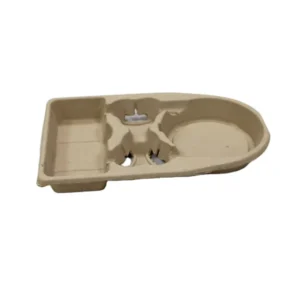 Household Card Pulp Biodegradable Dry-Pressed Protective Molded Pulp Food Tray and Holder