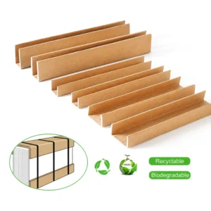 Impact Resistant Corner Paperboard Edge Protector U shaped Paper Edge Protector Rigid Solid Paperboard for Shipping Packaging