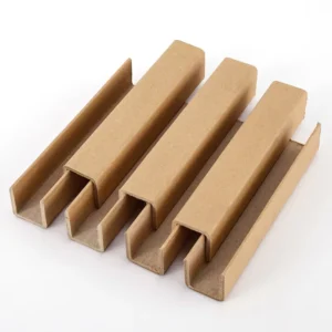 Impact-Resistant U-Shaped Paperboard Edge Protector Rigid Solid Paperboard