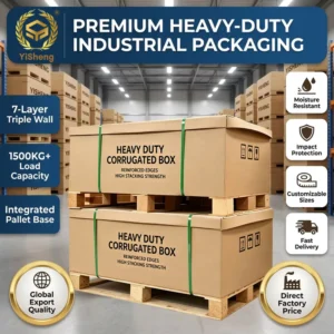Industrial Grade Corrugated Shipping Box Custom Logo Heavy Duty Carton Anti-Crush for Electronic Equipment Factory Export