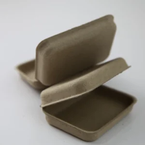 Industrial Molded Pulp Packaging OEM Hot Selling Disposable Biodegradable Square Tray Recyclable Packaging