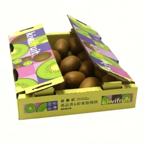 Kiwi Fruit Corrugated Carton Box Single Wall Shipping Box