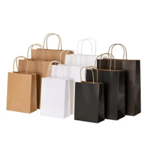 Kraft Brown Paper Bag for Cosmetics, Customizable
