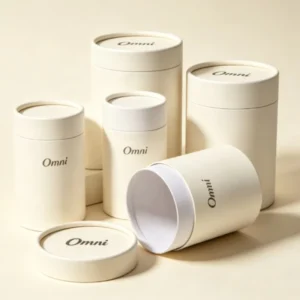 Kraft Cardboard Food Tea Coffee Candle Cosmetic Perfume Bottle Paper Tube