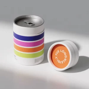 Kraft Cardboard Salt Shaker Tube with Lid