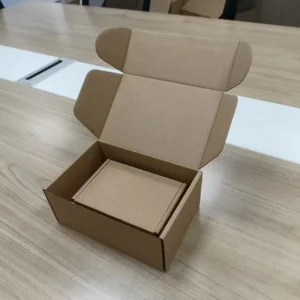 Kraft Corrugated Cardboard Heavy-Duty Protective E-Commerce Shipping Box, Custom Design
