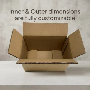 Kraft Corrugated Shipping Box Heavy-Duty Double-Wall Carton For Online Retailers