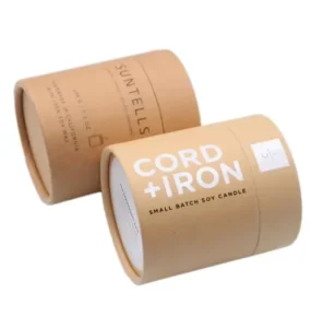 Kraft Craft Paper Tube Candle Cylinder Essential Oil Paper Cylinder Tea Nut Packaging Canister