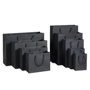 Kraft Gift Bags with Handles Custom Logo Printing for Boutique Events and Corporate Gifts