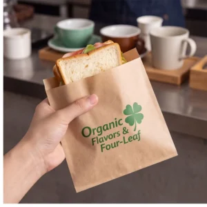 Kraft Greaseproof Food-Grade Paper Sandwich Bag