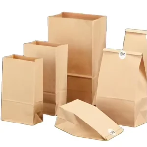 Kraft Paper Bag with Square Bottom