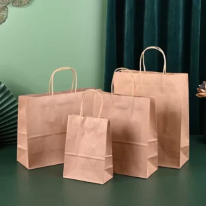 Kraft Paper Bag with Strong Handle