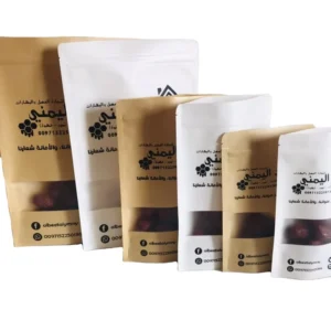 Kraft Paper Bag with Window Zipper Lock Waterproof for Seeds China