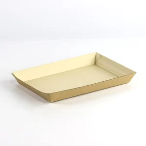 Kraft Paper Biodegradable Disposable Cardboard Takeaway Food Tray