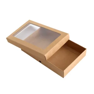 Kraft Paper Box with Transparent Window