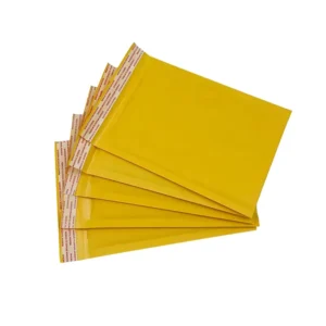 Kraft Paper Bubble Envelope Bag for Cosmetics and Gifts, Shockproof Shatterproof Express Packaging