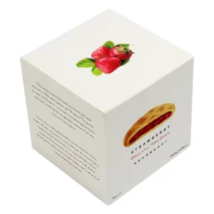 Kraft Paper Cake Gift Box with White UV Printing