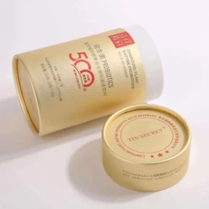 Kraft Paper Cardboard Canister Paper Tube Cylinder for Gift and Beverage Packaging