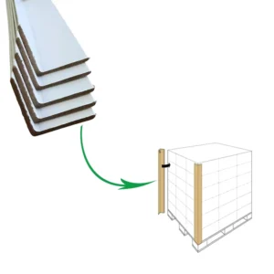 Kraft Paper Corner Board Edge Protector, 90° Reinforced, Pallet Packaging