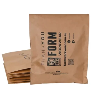 Kraft Paper Courier Bags Eco Friendly Self Adhesive Mailing Envelopes for Clothing Gift Packaging Biodegradable Shipping