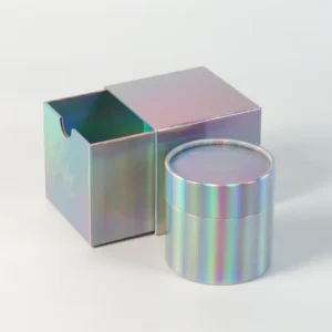 Kraft Paper Cylindrical Canister Gift Packaging Box for Candles