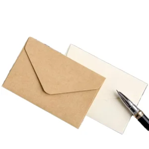Kraft Paper Envelope Packaging Custom Printed Rigid Mailer White Catalog Envelope for Documents and Money