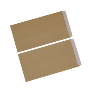 Kraft Paper Envelopes Bags Size DL Thick Double Sided Adhesive Self Sealing Recyclable Vintage Blank White Paper 120g