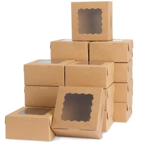 Kraft Paper Food Box Packaging Supply Customizable Logo Printing Carton
