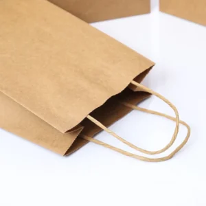 Kraft Paper Gift Bags and Tear-Resistant Durable Packaging Bags