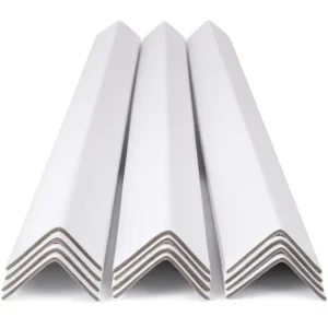 Kraft Paper L-Shape Edge Protector, Post-Consumer Recycled, Shock-Resistant and Degradable Corner Guard for Packaging