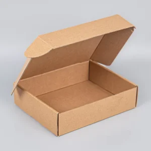 Kraft Paper Mailer Box Foldable Corrugated Shipping Paper Box Custom Logo Apparel Cosmetic Paper Packaging Box