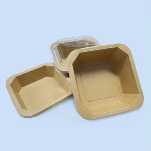Kraft Paper Octagonal Food Tray