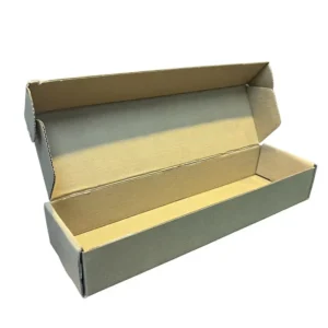 Kraft Paper Plain Folding Box with Natural Pattern for Small Craft Wrapping