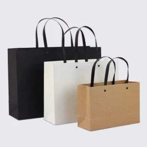 Kraft Paper Shopping Bags with Handle for Business