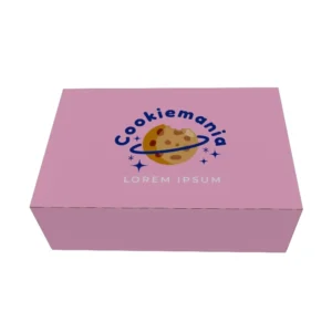 Kraft Paper Takeout Food Box for Donuts and Sushi, Biodegradable, Recyclable, Varnished, Custom Logo