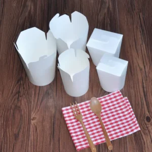 Kraft Paper Takeout Noodle Box