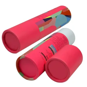 Kraft Paper Tube Cosmetics Essential Oil Gift Box Cylinder Tube Packaging Tea Canister Mailing Gift Box