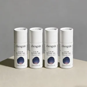Kraft Paper Tube Packaging for 50Ml Perfume Bottle Cylinder Gift Box Empty Hand Cream Cosmetic Oil Cardboard Canister