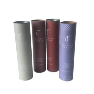 Kraft Paper Tube Packaging for Candles, Cosmetics, Perfume and Reed Diffusers